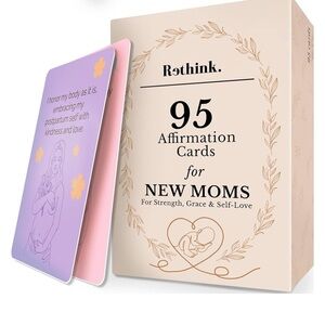 Rethink 95 Affirmation Cards for New Moms NIB